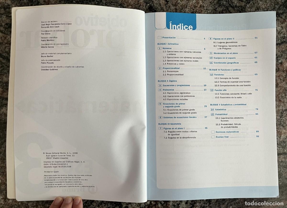 Libros: Matem&aacute;ticas 3 ESO Objetivo Aprobar - Foto 3