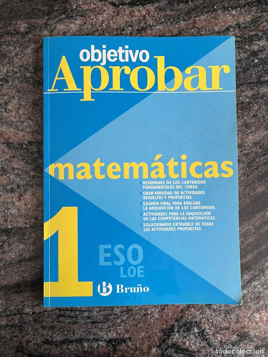 Libros: Matem&aacute;ticas 1 ESO Objetivo Aprobar