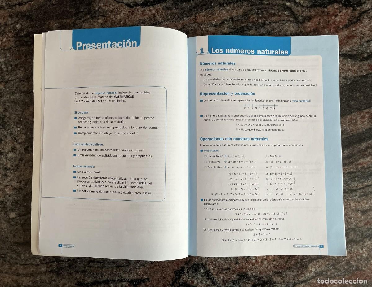 Libros: Matem&aacute;ticas 1 ESO Objetivo Aprobar - Foto 4