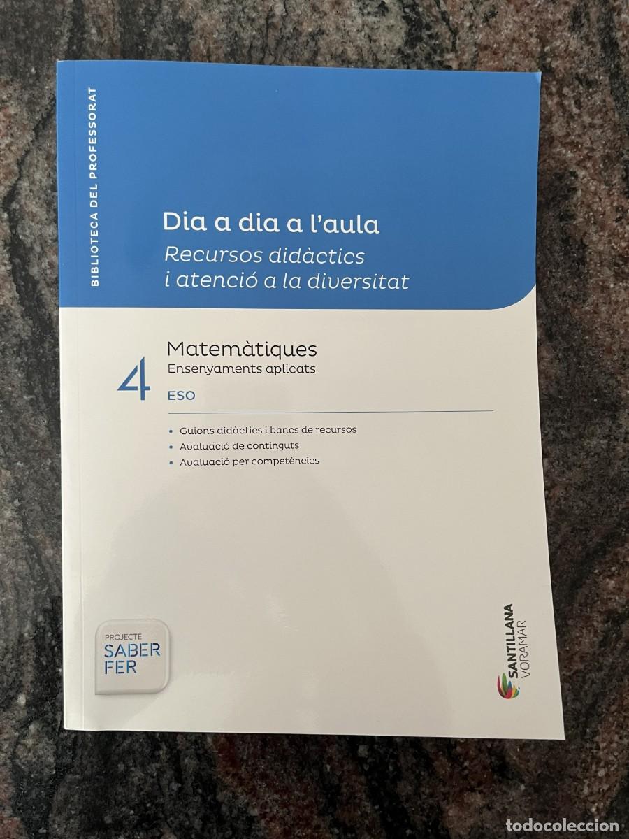 Libros: Matem&agrave;tiques 4ESO Recursos Santillana
