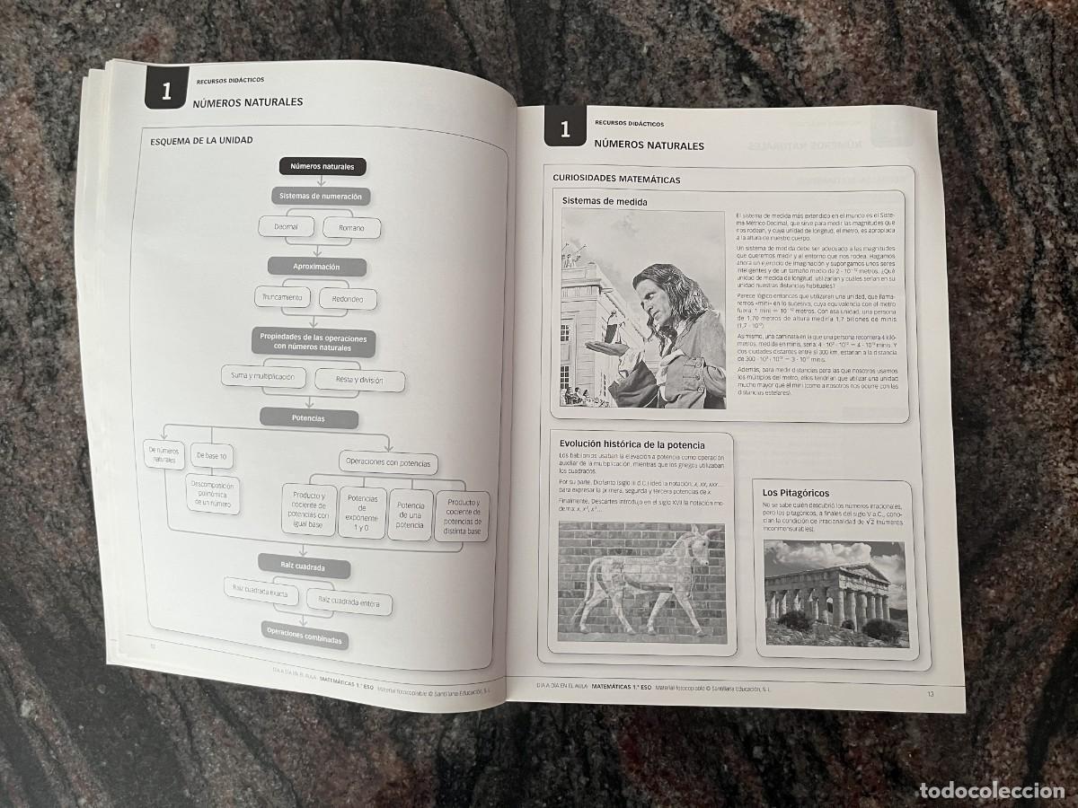 Libros: Matematicas 1 ESO Profesor Santillana - Foto 5