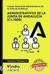 Libros: Cuerpo General de Administrativos (C1.1000). Junta de Andaluc&iacute;a 2025. Volumen 3 - Rodio, EDICIONES