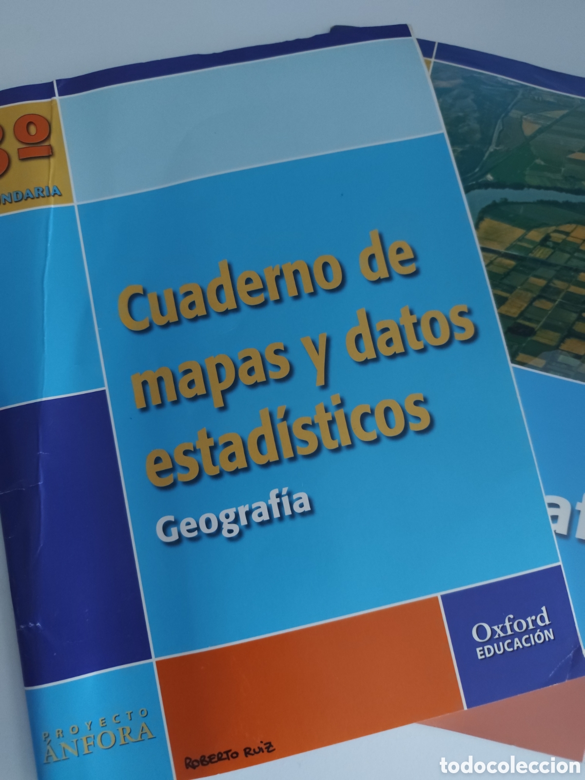Libros: Geograf&iacute;a y cuaderno de mapas y datos estad&iacute;sticos - Foto 2