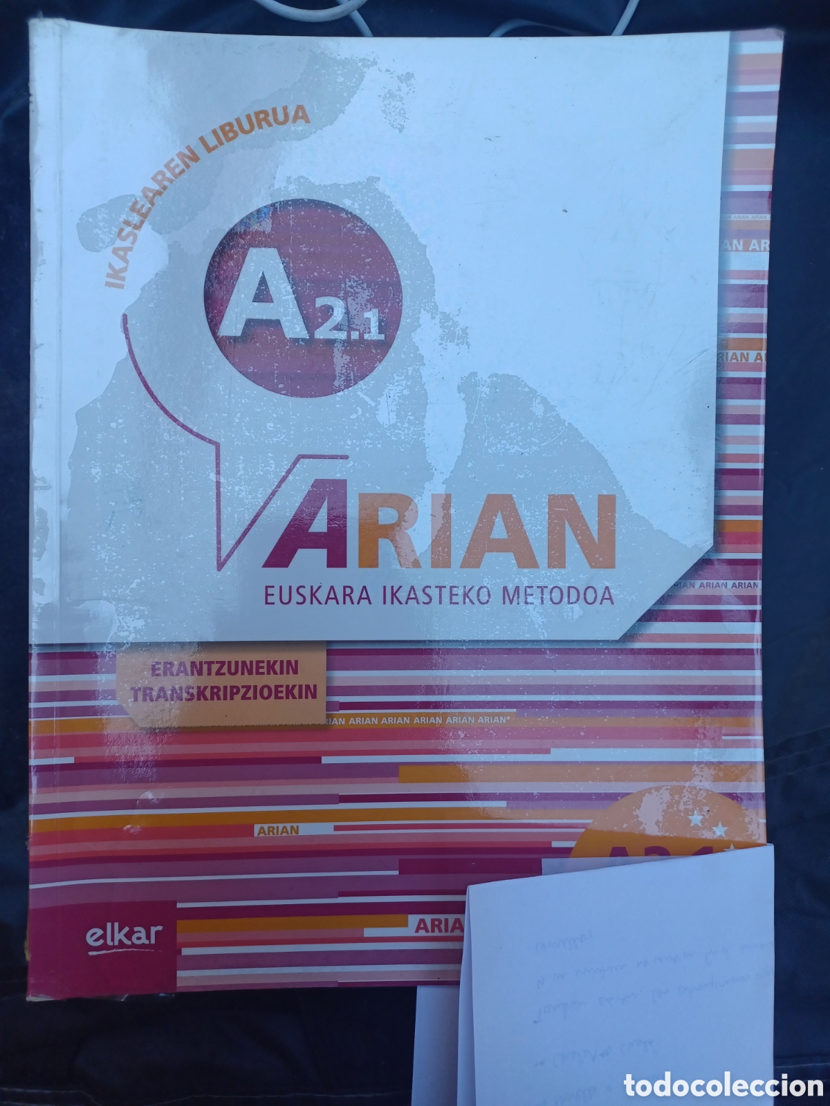Libros: Arian A2.1 Ikaslearen liburua