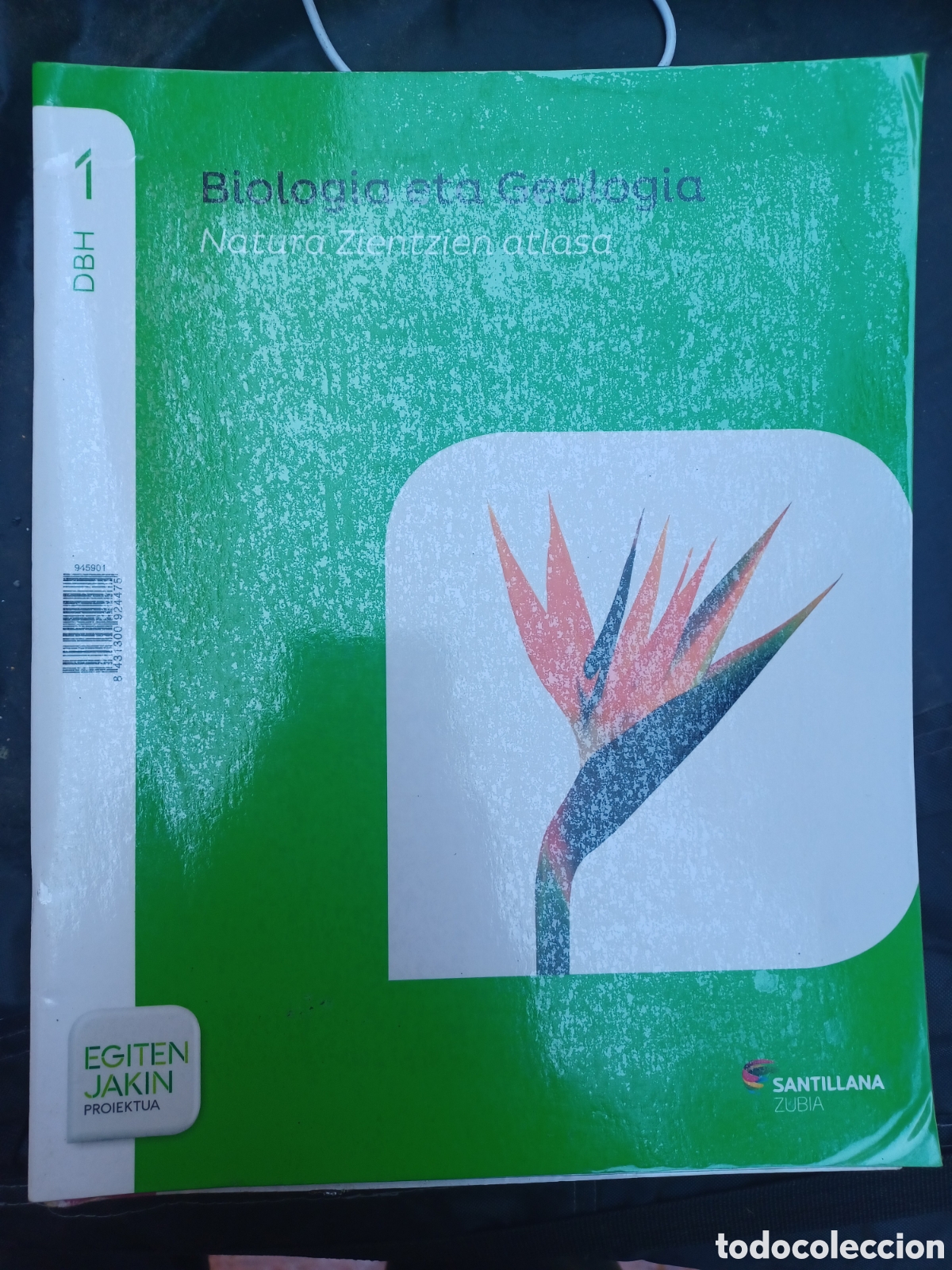 Libros: biologia eta geologia 1 dbh santillana atlasa