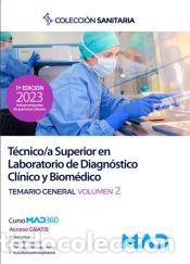 Libros: T&eacute;cnico/a Superior en Laboratorio de Diagn&oacute;stico Cl&iacute;nico y Biom&eacute;dico. Temario general volumen 2 -