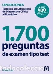 Libros: Test para oposiciones a T&eacute;cnico/a en Laboratorio de Diagn&oacute;stico Cl&iacute;nico y Biom&eacute;dico (1.700