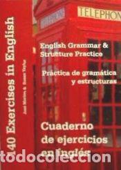 Libros: Cuaderno de ejercicios en ingl&eacute;s, pr&aacute;ctica de gram&aacute;tica y estructuras : English grammar and - Foto 1