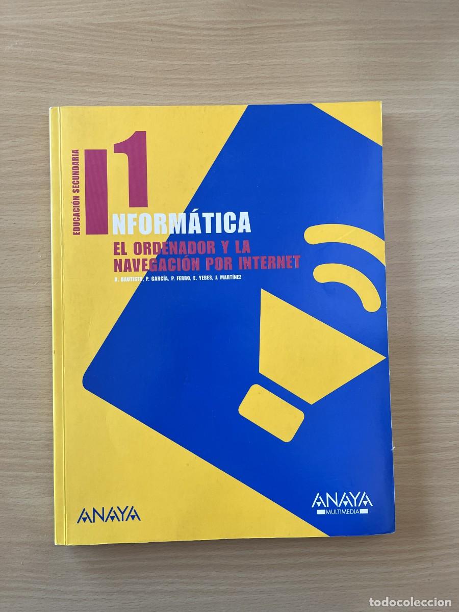Libros: Libro Inform&aacute;tica 1&ordm; ESO Anaya 2008 CD