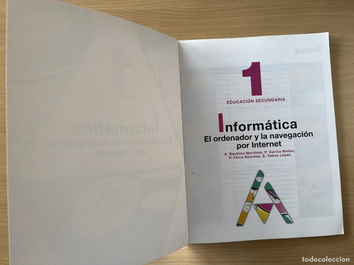 Libros: Libro Inform&aacute;tica 1&ordm; ESO Anaya 2011 - Foto 2