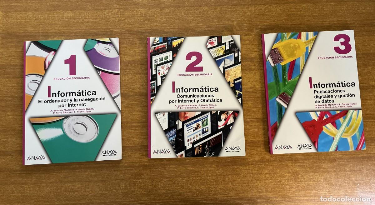 Libros: Pack Libros Inform&aacute;tica ESO Anaya 1-3