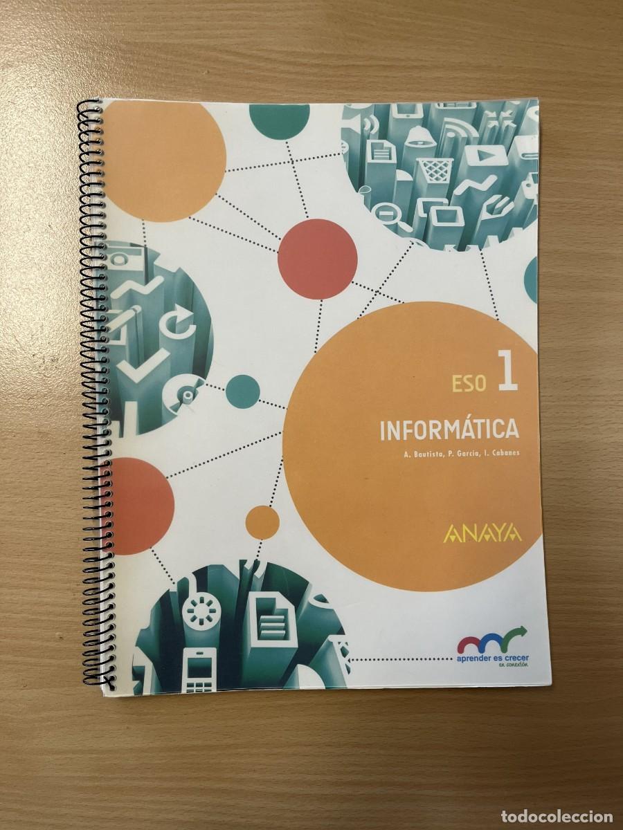Libros: Libro Inform&aacute;tica 1&ordm; ESO Anaya 2015 - Foto 1