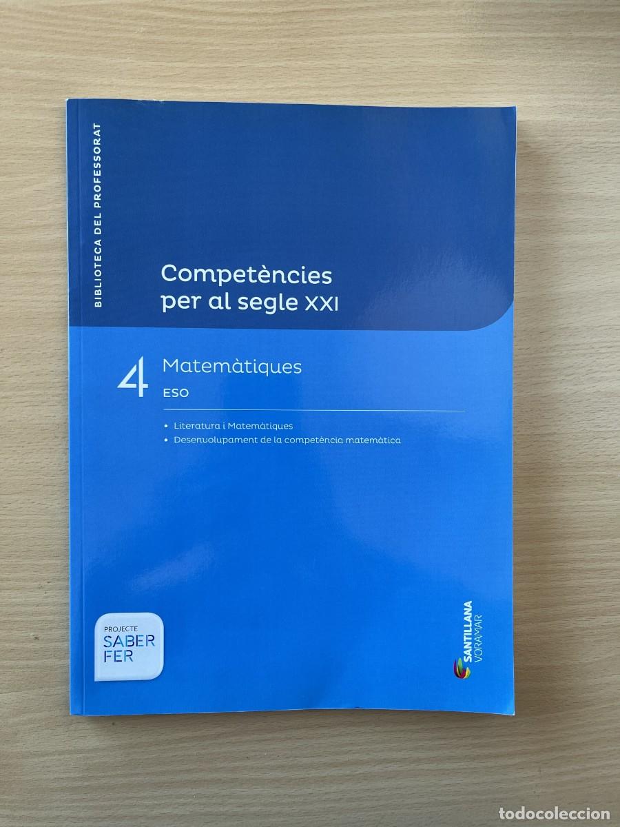 Libros: Matem&agrave;tiques 4 ESO Compet&egrave;ncies SXXI Voramar