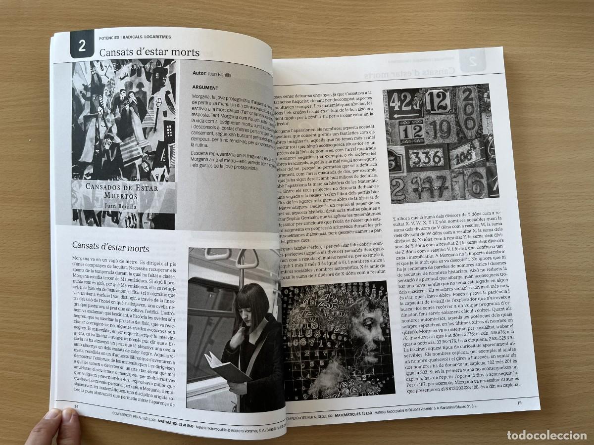 Libros: Matem&agrave;tiques 4 ESO Compet&egrave;ncies SXXI Voramar - Foto 6