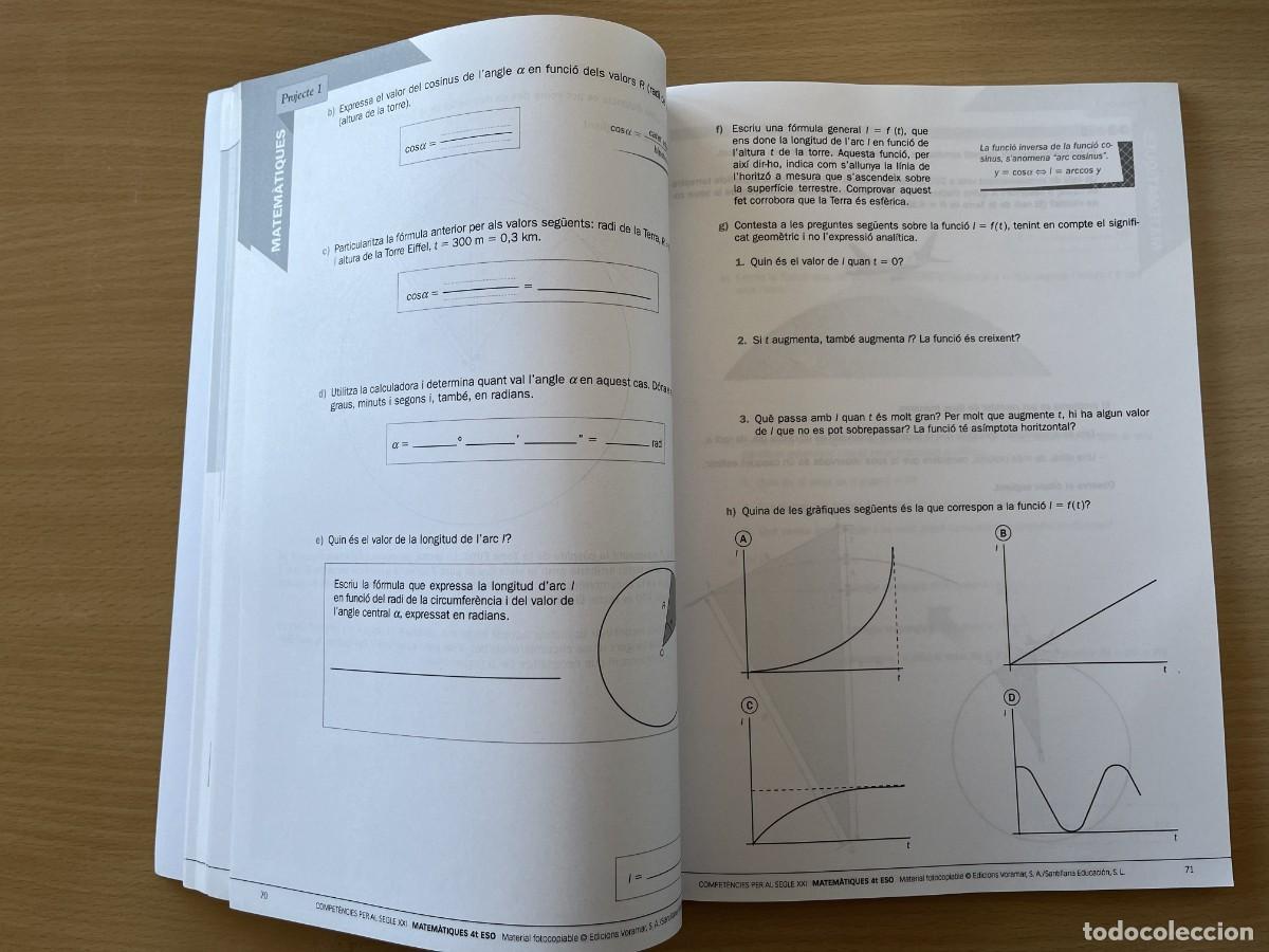 Libros: Matem&agrave;tiques 4 ESO Compet&egrave;ncies SXXI Voramar - Foto 8