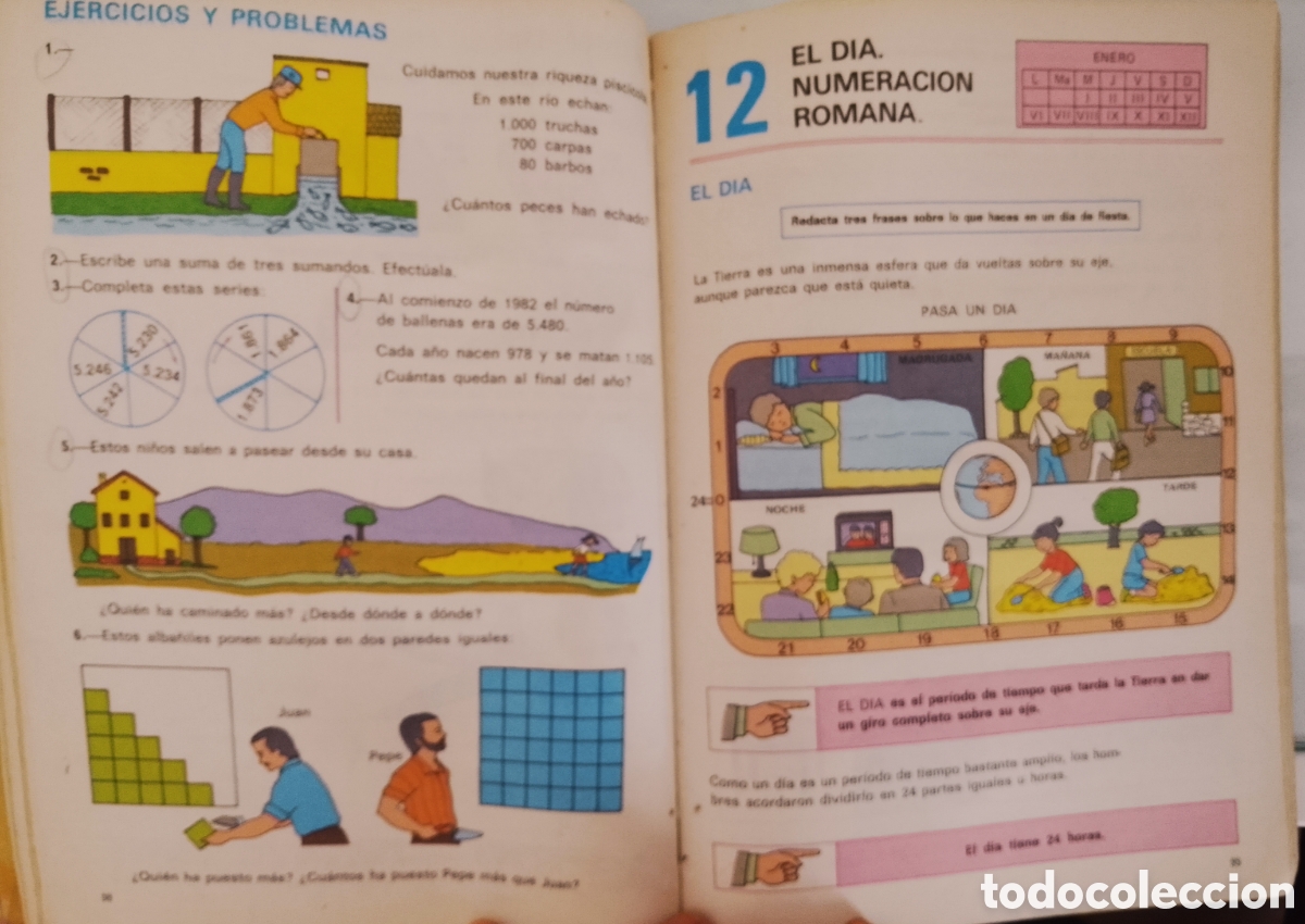 Libros: Libro &rdquo;Matem&aacute;ticas 3&ordm; EGB&rdquo; Santillana M&iacute;tico Arco&iacute;ris 80s - Foto 8