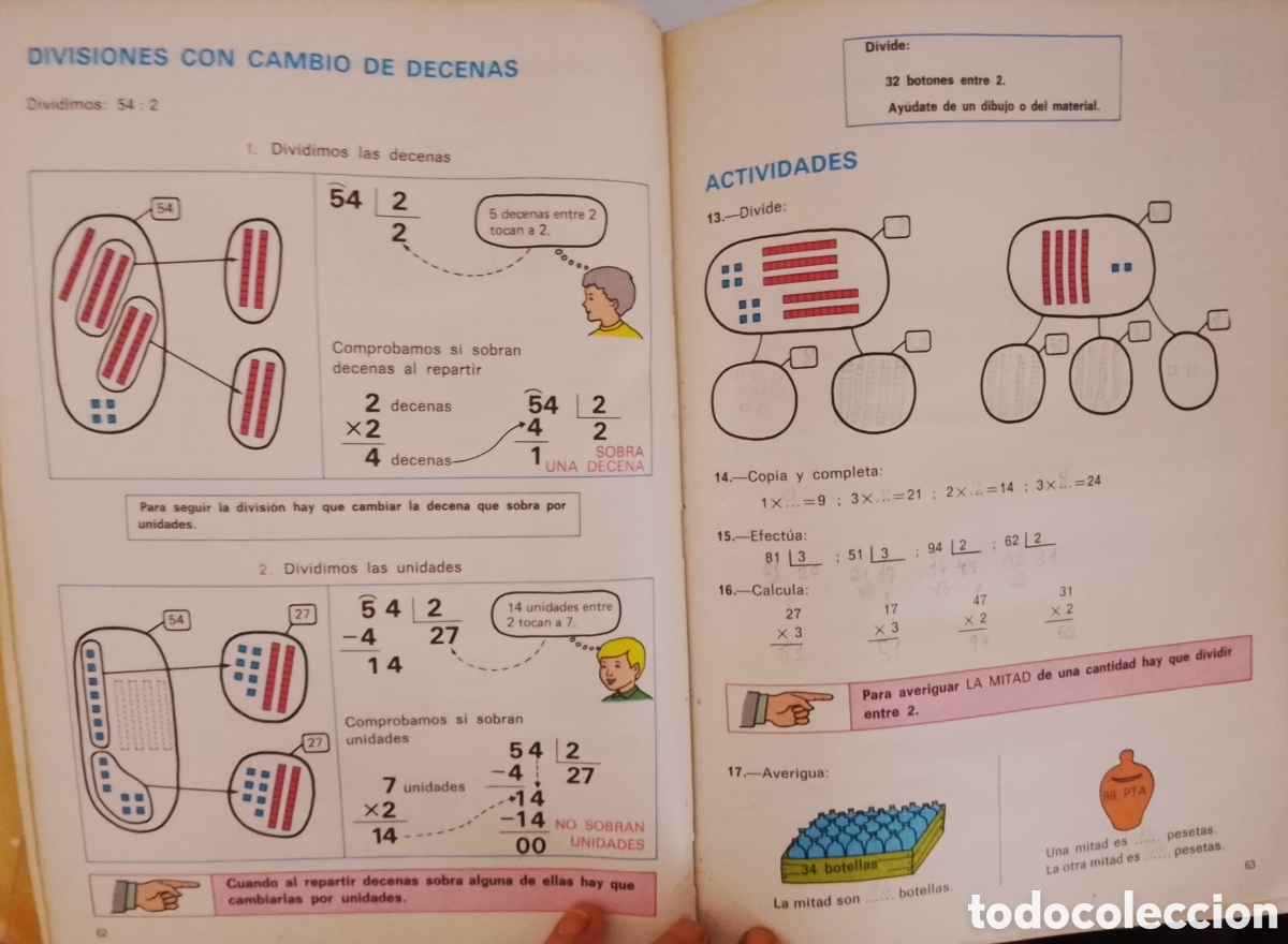 Libros: Libro &rdquo;Matem&aacute;ticas 3&ordm; EGB&rdquo; Santillana M&iacute;tico Arco&iacute;ris 80s - Foto 9