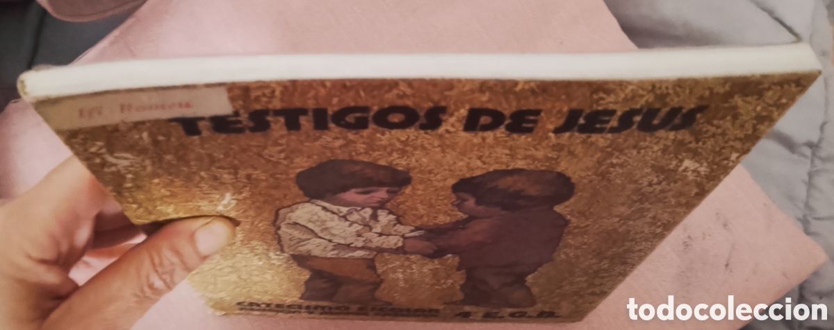 Libros: Libro &rdquo;Testigos de Jes&uacute;s&rdquo; 4&ordm; EGB Catecismo M&iacute;tico 80s - Foto 2