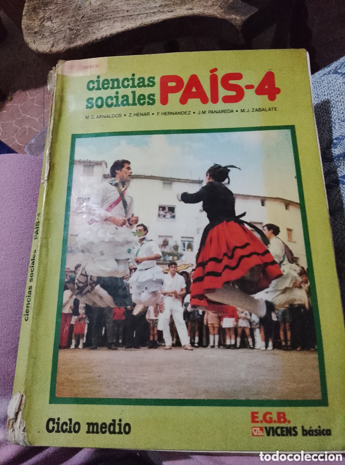 Libros: Libro &rdquo;Ciencias Sociales- PAIS 4&rdquo; 4&ordm; EGB Vicens Vives Vintage
