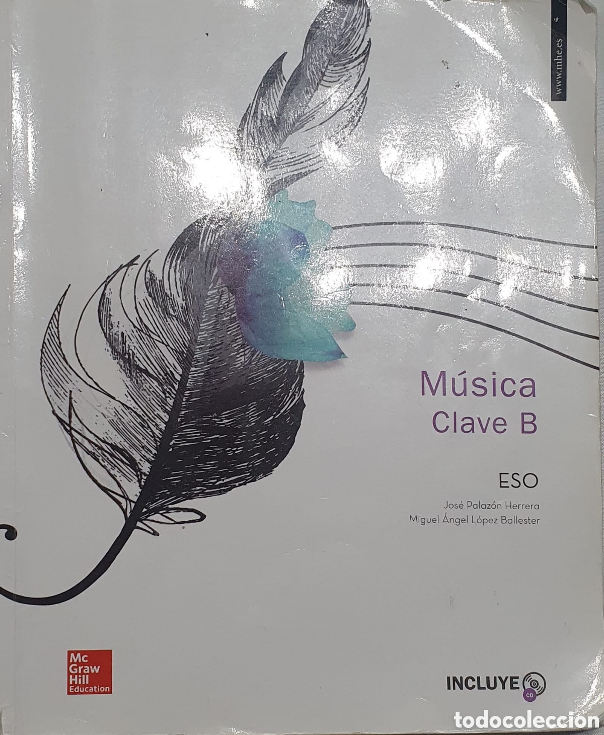 Libros: Libro M&uacute;sica Clave B ESO McGraw-Hill (Con CD)