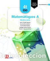 Libri: Matem&agrave;tiques A 4t ESO - Mediterr&agrave;nia - ALCALDE, J.A.;