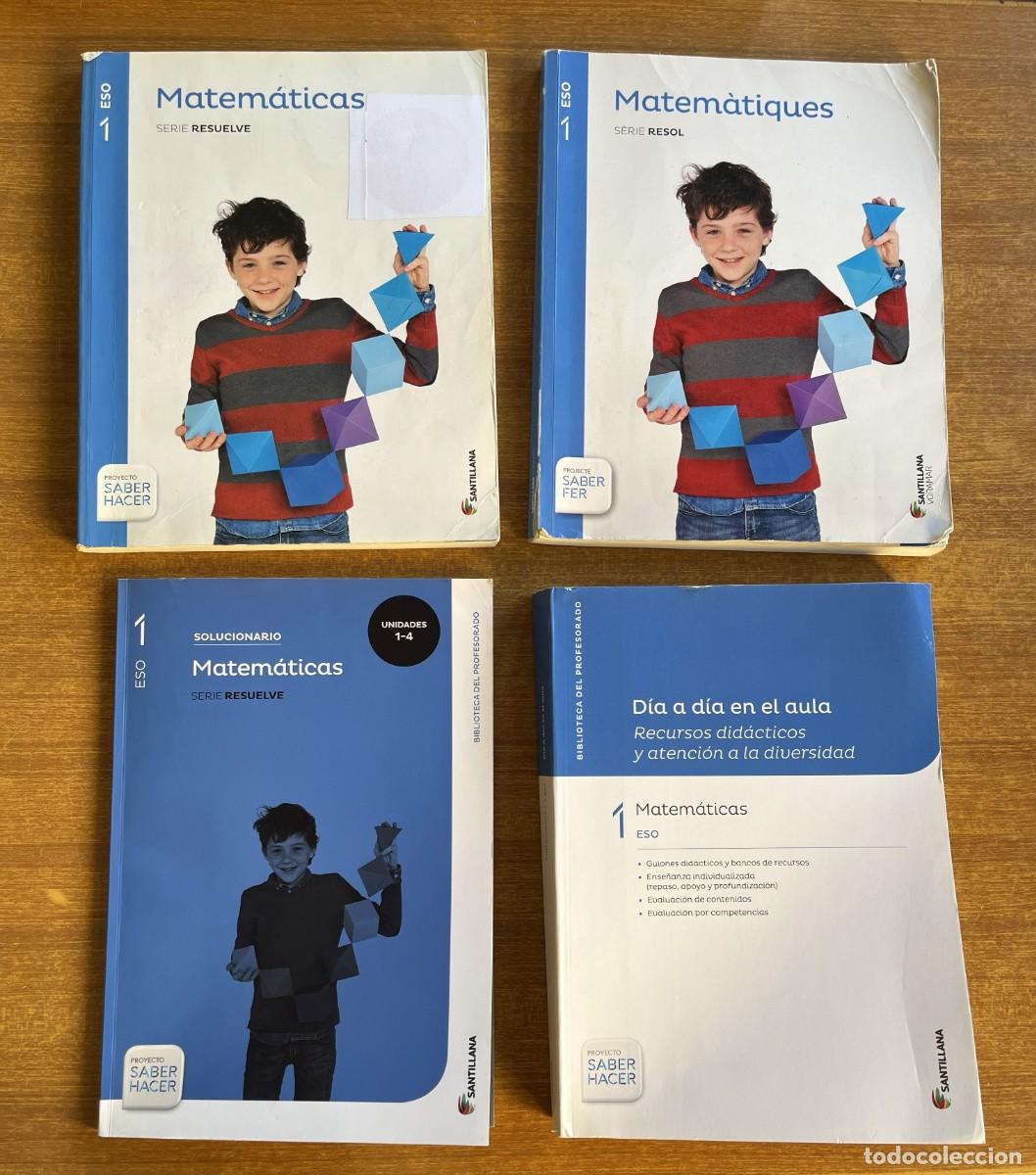 Livros: Pack Matem&aacute;ticas 1 ESO Santillana