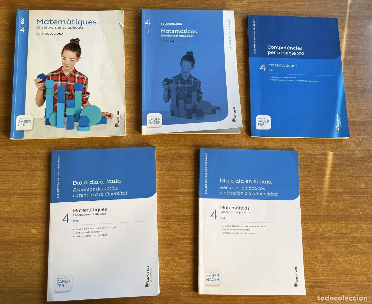 Livros: Pack Matem&agrave;tiques 4 ESO Santillana