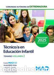 Libri: T&eacute;cnico/a en Educaci&oacute;n Infantil (Grupo III Personal Laboral). Temario volumen 2. Comunidad Aut&oacute;noma