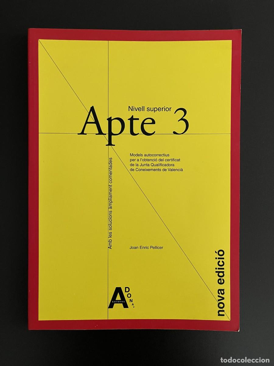 Libros: Libro Apte 3 C2 Valenci&agrave; JQCV Adonay - Foto 1