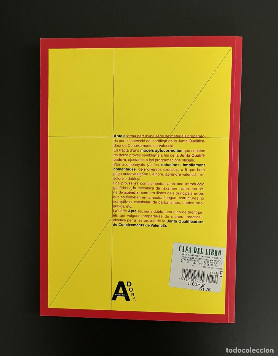 Libros: Libro Apte 3 C2 Valenci&agrave; JQCV Adonay - Foto 7