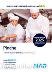 Libros: Pinche. Temario espec&iacute;fico volumen 2. Servicio Extreme&ntilde;o de Salud (SES) - Ed. MAD