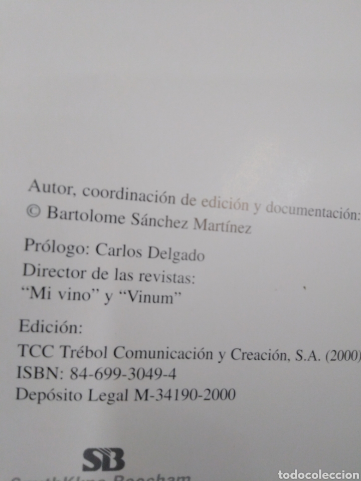 Libros: 24 DENOMINACIONES DE ORIGEN VINICOLAS-BARTOLOME SANCHEZ-2000 - Foto 3