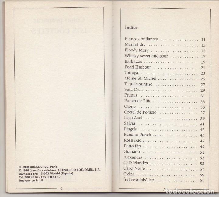Libros: INTERESANTE LIBRO COMO PREPARAR LOS COCTELES - Foto 2