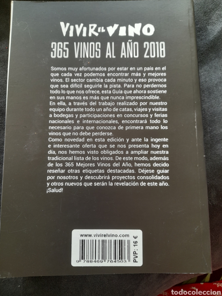 Libros: Vivir el vino, 2018. - Foto 2