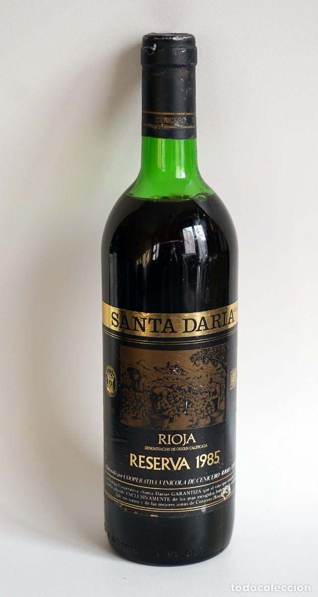 Libros: Santa daria rioja reserva 1985 - Foto 1