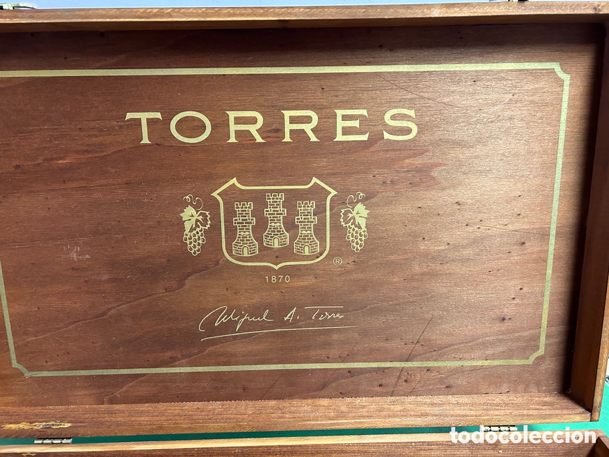 Libros: ESTUCHE MADERA BODEGAS TORRES N&Uacute;MERO 3 - Foto 3