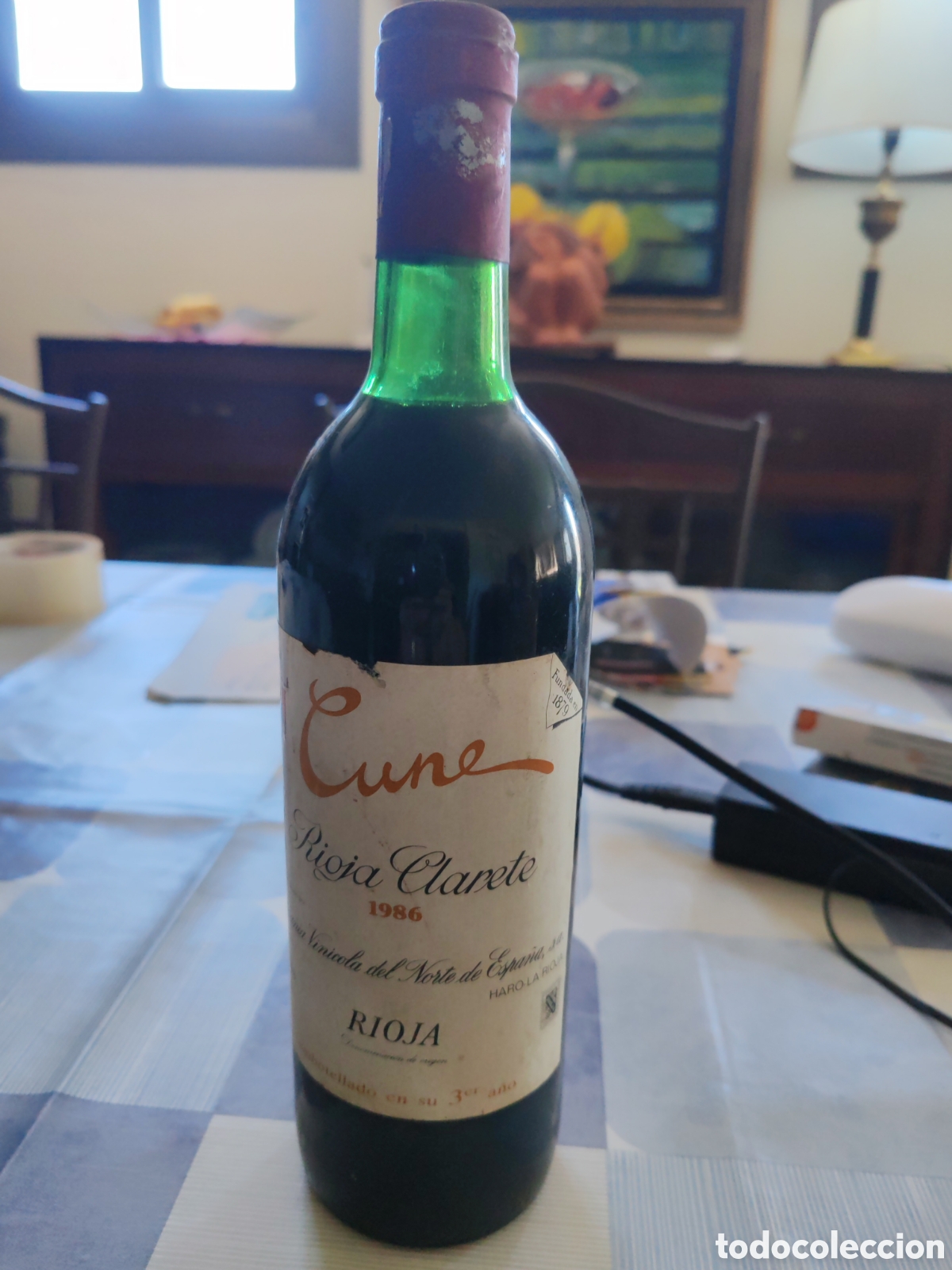 Libros: Cune Rioja Claret e a&ntilde;o 1986