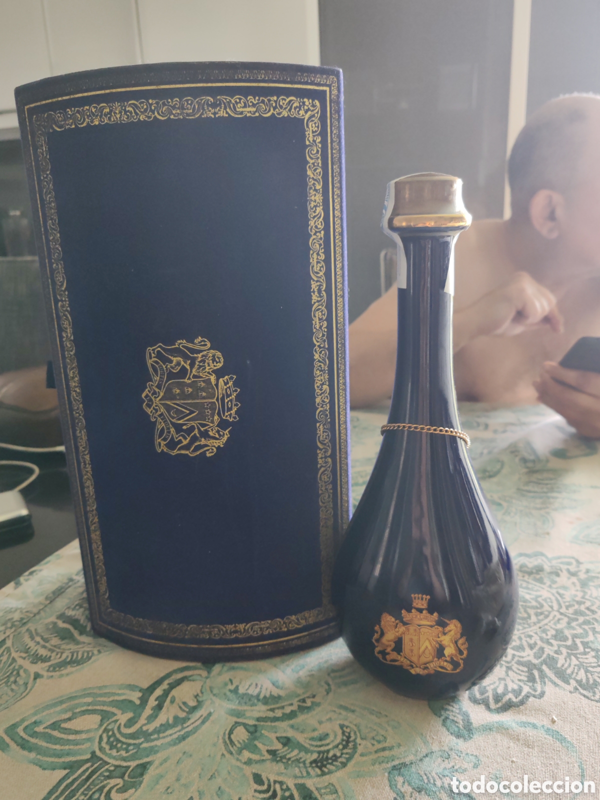 Libros: Tard Extra Cognac botella porcelana numerado serie limitada chato de Cognac France n. 453.Q