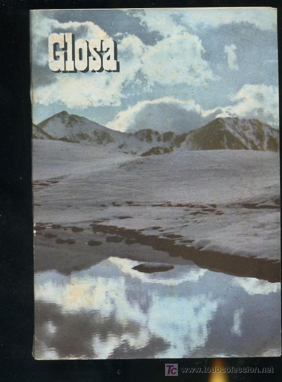 Libros: GLOSA-REVISTA DE ACTUALIDAD Y AMENIDADES PARA LA CLASE MEDICA ESPA&Ntilde;OLA,A&Ntilde;O V,NUM 43,1958