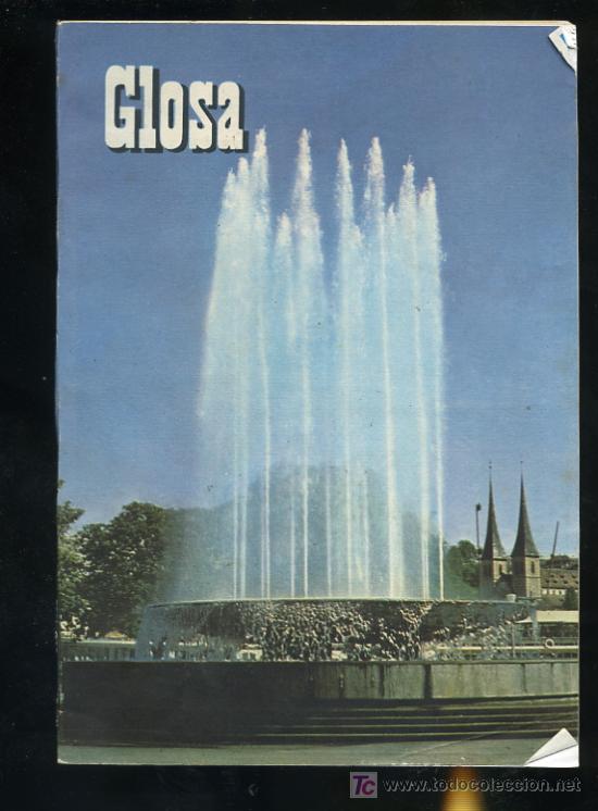 Livros em segunda m&atilde;o: GLOSA-REVISTA DE ACTUALIDAD Y AMENIDADES PARA LA CLASE MEDICA ESPA&Ntilde;OLA,A&Ntilde;O V,NUM 47,1958