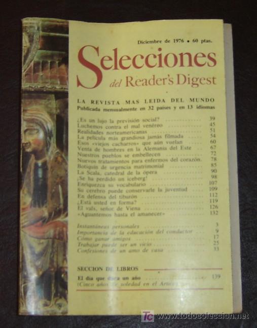 Libros: READERS DIGEST - Diciembre 1976 - Foto 1