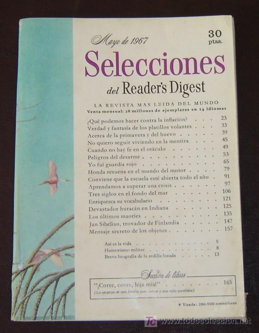 Libros: READERS DIGEST - Mayo 1967 - Foto 1