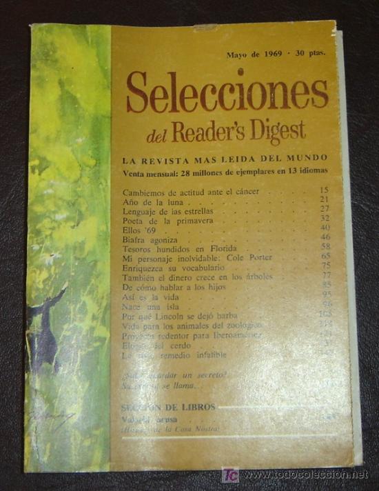 Libros: READERS DIGEST - Mayo 1969 - Foto 1