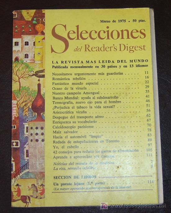Libros: READERS DIGEST - Marzo 1975 - Foto 1