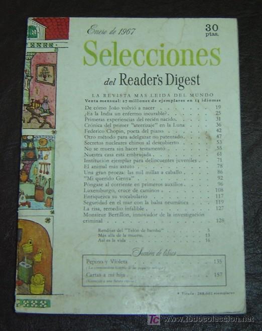 Libros: READERS DIGEST - Enero 1967 - Foto 1