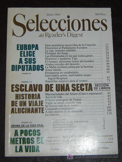 Libros: READERS DIGEST - junio 1984 - Foto 1