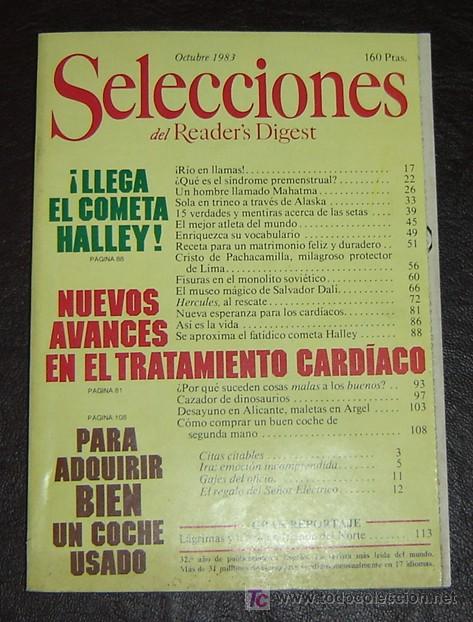 Libros: READERS DIGEST - octubre 1983 - Foto 1