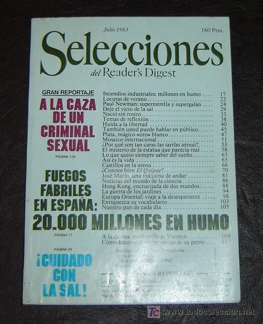 Libros: READERS DIGEST - julio 1983 - Foto 1