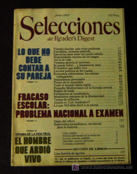 Libros: READERS DIGEST - junio 1983 - Foto 1