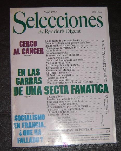 Libros: READERS DIGEST - mayo 1983 - Foto 1